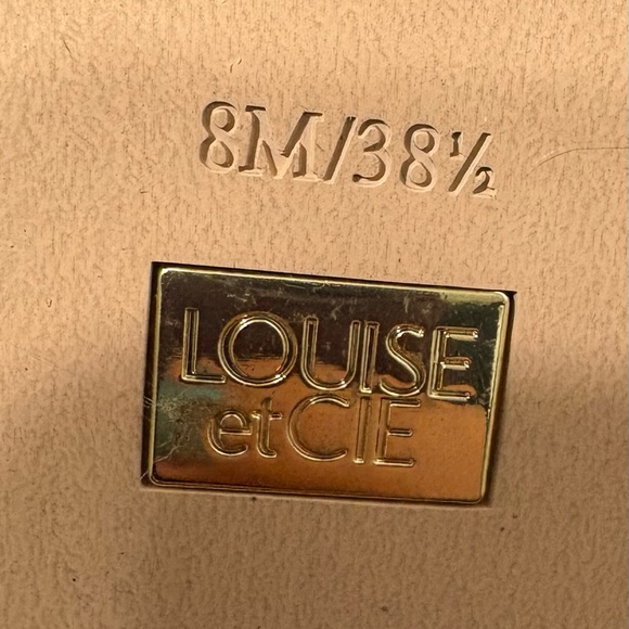 Louise et Cie Teshy Chelsea Brown Booties Leather Faux Croc Embossed elasticized - Picture 10 of 10